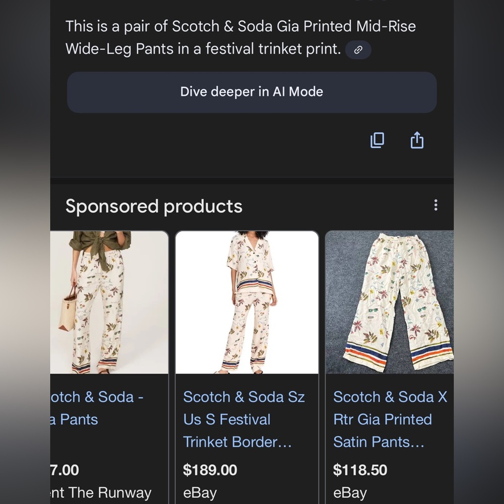 Scotch & Soda Gia Wide Leg Pants - Picture 9 of 9